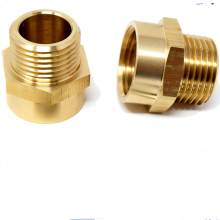 Factory sell lead free 1/4" or 1/2" or 1" or 1 1/4"or 2'' brass adaptor fire angle hose   NPT THREAD Female X male